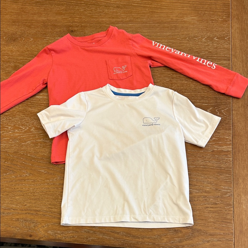 Vineyard Vines Kids' Red and White T-Shirts